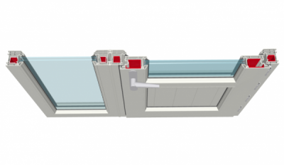 Kale Serisi Balkon Kapı ve Sabit Bağ Profili ile Uygulaması 